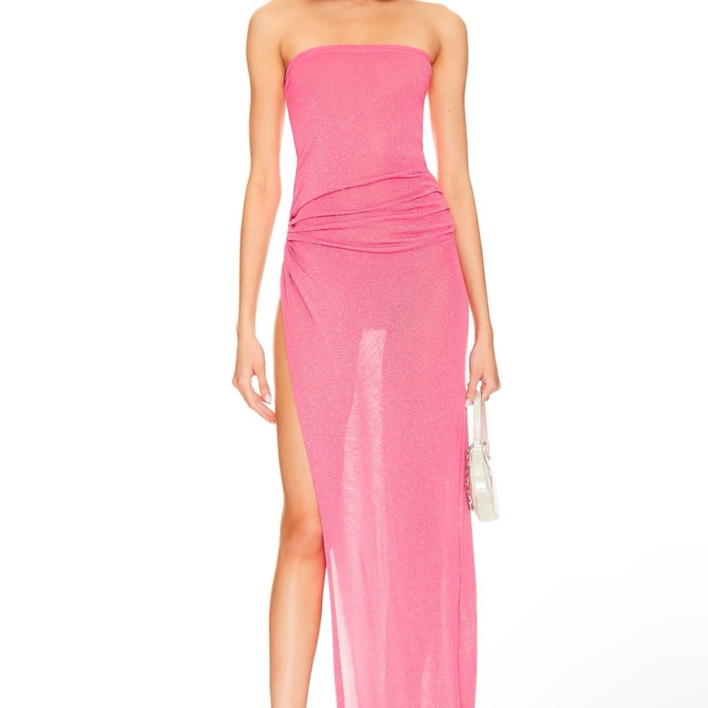 Lorie strapless maxi dress